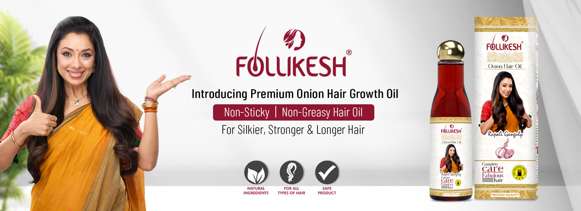 Buy Follikesh Onion Hair Oil Shampoo Serum Online for All Your Hair