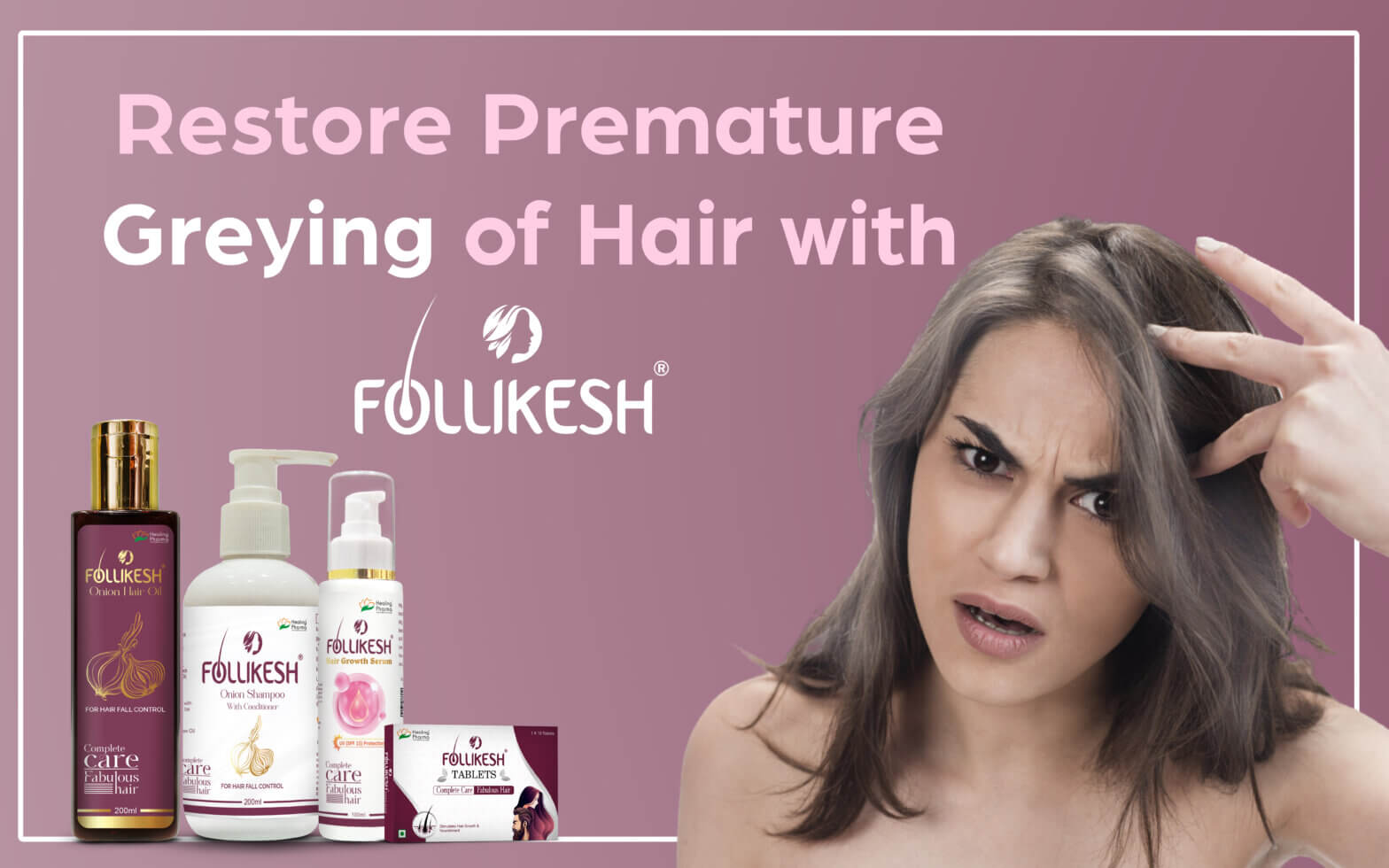 Greying of Hair with Follikesh